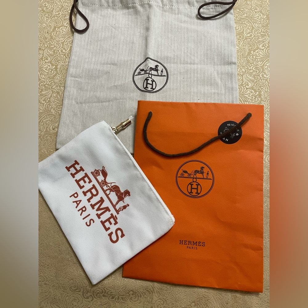 Hermès Paris Makeup Pouch Bundle - Picture 6 of 6